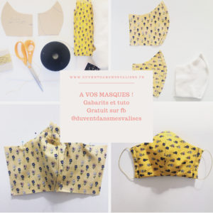 masques de protection tuto CH Grenoble