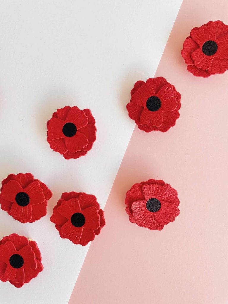 Broches coquelicots made in France