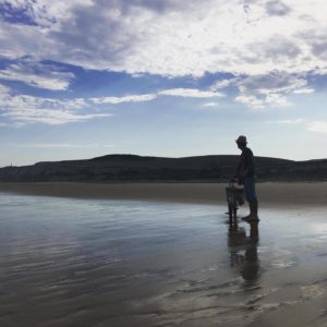©duventdansmesvalises - sur la plage abandonnée, tôt dans la matinée