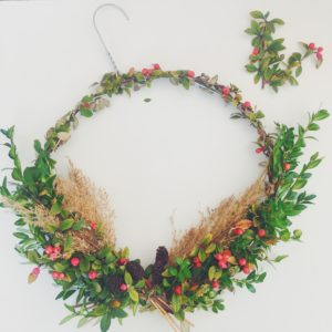 tuto couronne d'automne diy - du vent dans mes valises