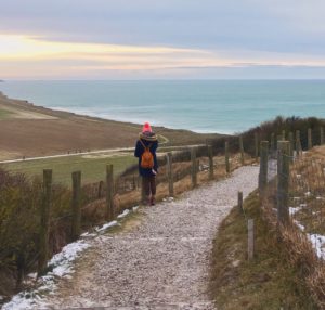 Cap Blanc Nez, mer du nord en hiver - © du vent dans mes valises