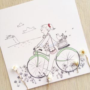 a bicyclette ©duventdansmesvalises x eulalie sous la lune