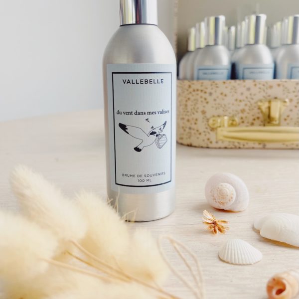 brume de maison et de linge parfum d'intérieur élaboré et fabriqué en France © du vent dans mes valises