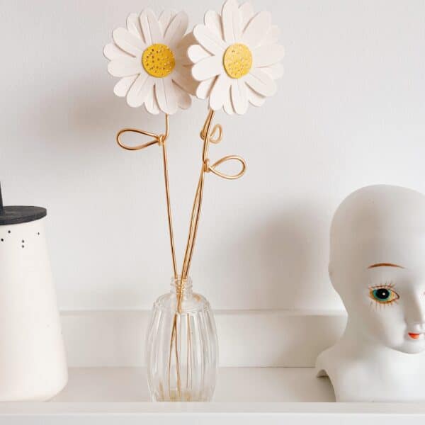 Effleurée : fleur à la tige - la marguerite