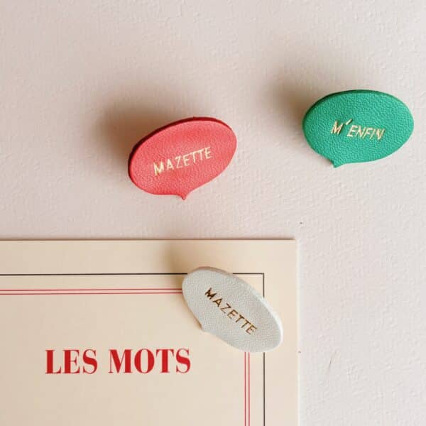 Pin’s « Mots désuets » - Des bulles de joyeuse nostalgie